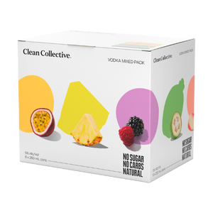 Clean Collective Vodka Mixed Pack RTD 6 x 250ml Cans