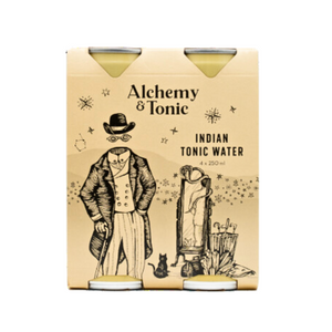 Alchemy & Tonic Indian Tonic Water 4 x 250ml Cans