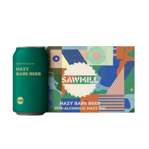 Sawmill Brewery Hazy Bare Beer / Non-Alcoholic Hazy IPA  6 x 330ml Cans