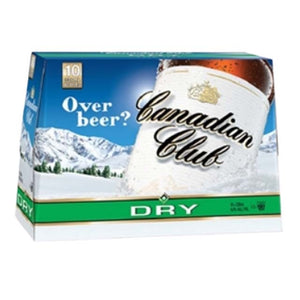 Canadian Club & Dry RTD 10 x 330ml Bottles