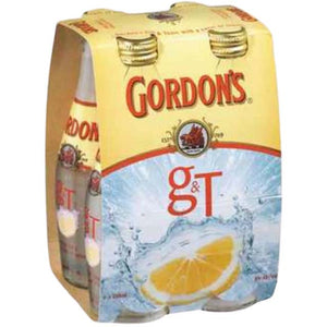 Gordons Gin & Tonic RTD 4 x 250ml Bottles
