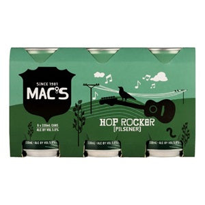 Mac's Hop Rocker Pilsner 6 x 330ml Bottles