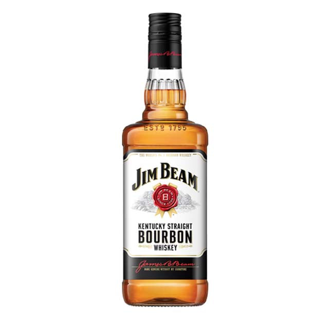 Jim Beam White Label Kentucky Bourbon 1 Litre