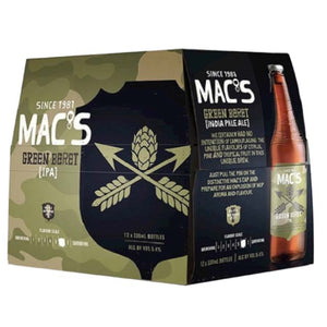 Mac's Green Beret IPA 12 x 330ml Bottles