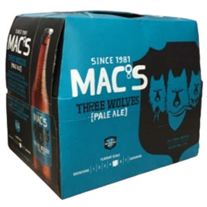 Mac's Three Wolves Pale Ale 12 x 330ml Bottles