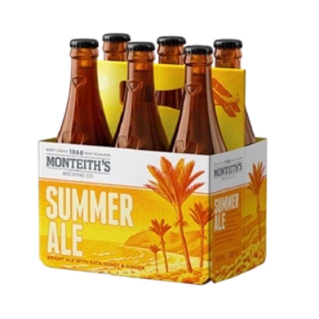 Monteiths Summer Ale 6 x 330ml Bottles