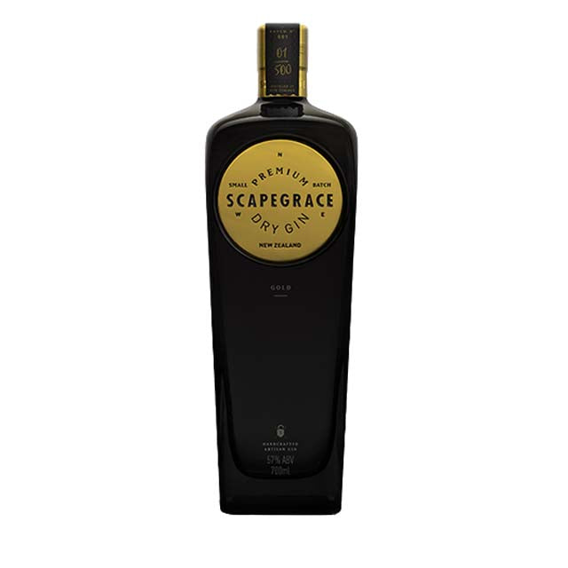 Scapegrace Premium New Zealand Dry Gin Gold 700ml