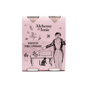 Alchemy & Tonic Hibiscus Pink Lemonade 4 x 250ml Cans