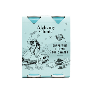 Alchemy & Tonic Grapefruit & Thyme Tonic Water 4 x 250ml Cans