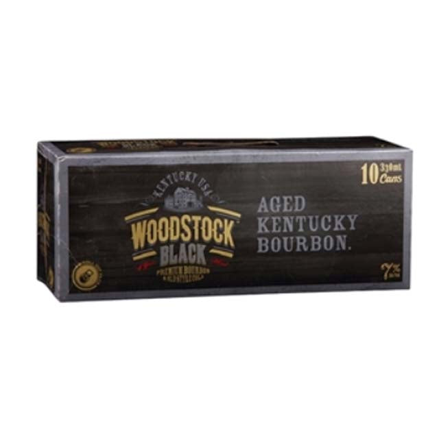Woodstock Black Bourbon & Cola 7% RTD 10 x 330ml Cans