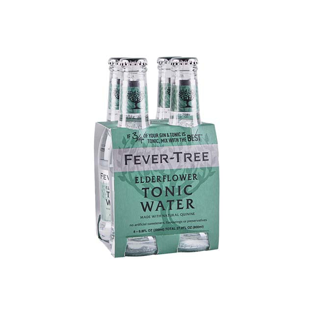 Fever-Tree Elderflower Tonic Water 4 x 200ml