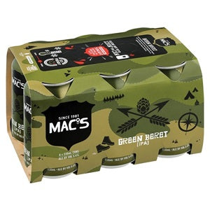 Mac's Green Beret IPA 6 x 330ml Cans
