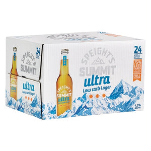 Speights Summit Ultra Low Carb Lager 24 x 330ml Bottles